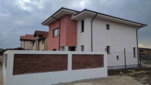 Aplicare tencuiala decorativa siliconata casa metalica model 191 mp thumbnail