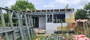 Termoizolatie exterioara vata bazaltica si masa de spaclu constructie casa de 130 mp thumbnail