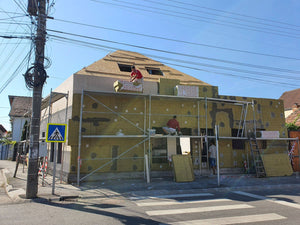 Termoizolatie fatade in derulare proiect de casa 191 mp Sibiu thumbnail