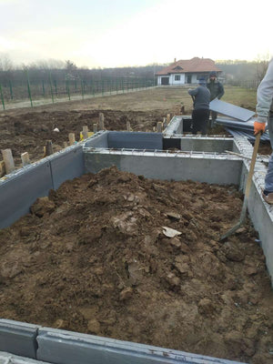 Termoizolatie fundatie casa de 162 mp realizata in Snagov thumbnail