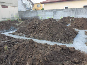 Trasare axe constructie sapatura si turnare talpa fundatie casa 198 mp thumbnail