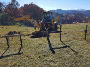 Trasare fundatie pentru proiect restaurant 620mp in judetul Brasov thumbnail