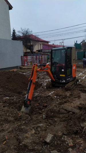 Trasare sapatura si plantare armatura fundatie proiect casa 157 mp thumbnail