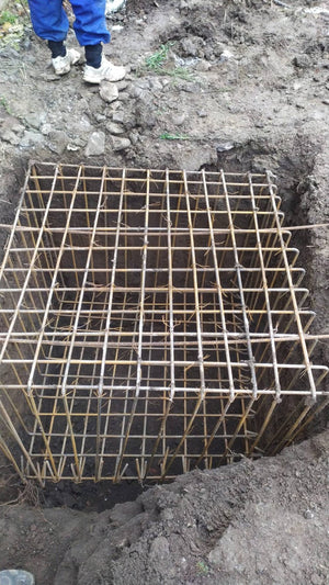 Trasare sapatura si plantare armatura fundatie proiect casa 157 mp thumbnail