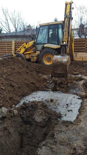 Trasare sapatura si plantare armatura fundatie proiect casa 157 mp thumbnail