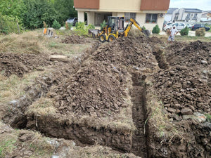 Trasare si sapatura fundatie casa parter etaj Bucuresti thumbnail