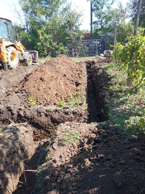 Trasare si sapatura fundatie constructie casa parter 84 mp in Ialomita thumbnail