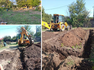 Trasare si sapatura fundatie constructie casa parter 84 mp in Ialomita thumbnail