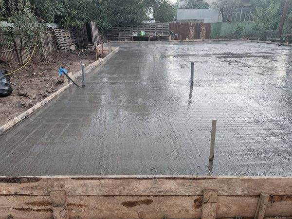 Turnare beton C16/20 placa fundatie casa 306 mp