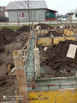 Turnare beton grinzi fundatie proiect casa parter etaj in Berceni thumbnail