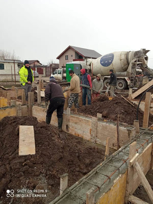 Turnare beton grinzi fundatie proiect casa parter etaj in Berceni thumbnail