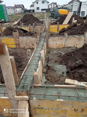 Turnare beton grinzi fundatie proiect casa parter etaj in Berceni thumbnail