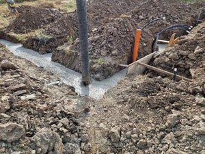 Turnare mecanizata talpa fundatie pentru casa metalica 194 mp thumbnail
