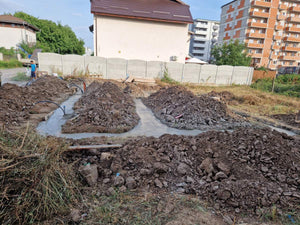 Turnare mecanizata talpa fundatie pentru casa metalica 194 mp thumbnail