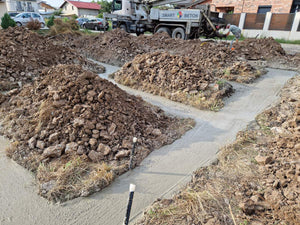 Turnare mecanizata talpa fundatie pentru casa metalica 194 mp thumbnail