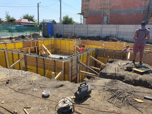 Cofrare si turnare pereti demisol pentru constructie casa Ds+P+2E thumbnail