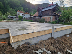 Turnare placa fundatie casa cu etaj in Arges thumbnail