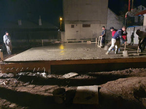 Turnare placa fundatie casa pe structura metalica Bucuresti thumbnail
