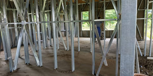 Turnare sapa elicopterizata pentru casa metalica de 320 mp in Snagov thumbnail