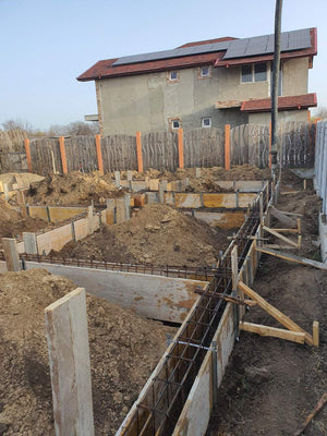 Turnare talpa armare cofrare grinzi fundatie casa metalica thumbnail