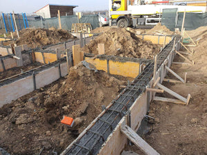 Turnare talpa armare cofrare grinzi fundatie casa metalica thumbnail