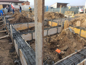Turnare talpa armare cofrare grinzi fundatie casa metalica thumbnail