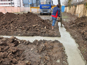 Turnare talpa fundatie pentru proiect de hala metalica 480 mp thumbnail