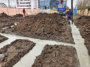 Turnare talpa fundatie pentru proiect de hala metalica 480 mp thumbnail