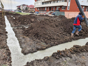 Turnare talpa fundatie pentru proiect de hala metalica 480 mp thumbnail
